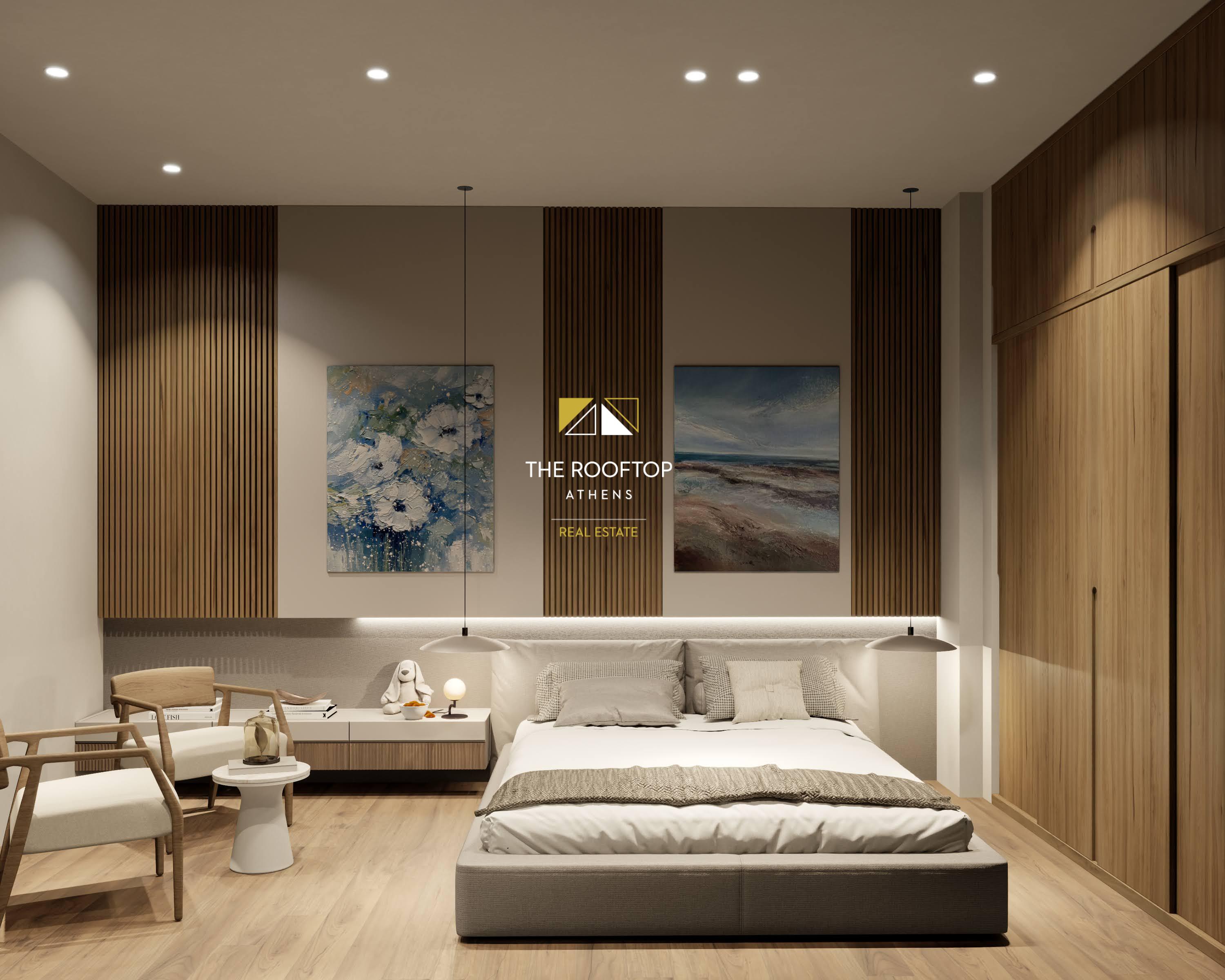 Nea Ionia:  Renovated ground-floor apartment ( 53 sqm)