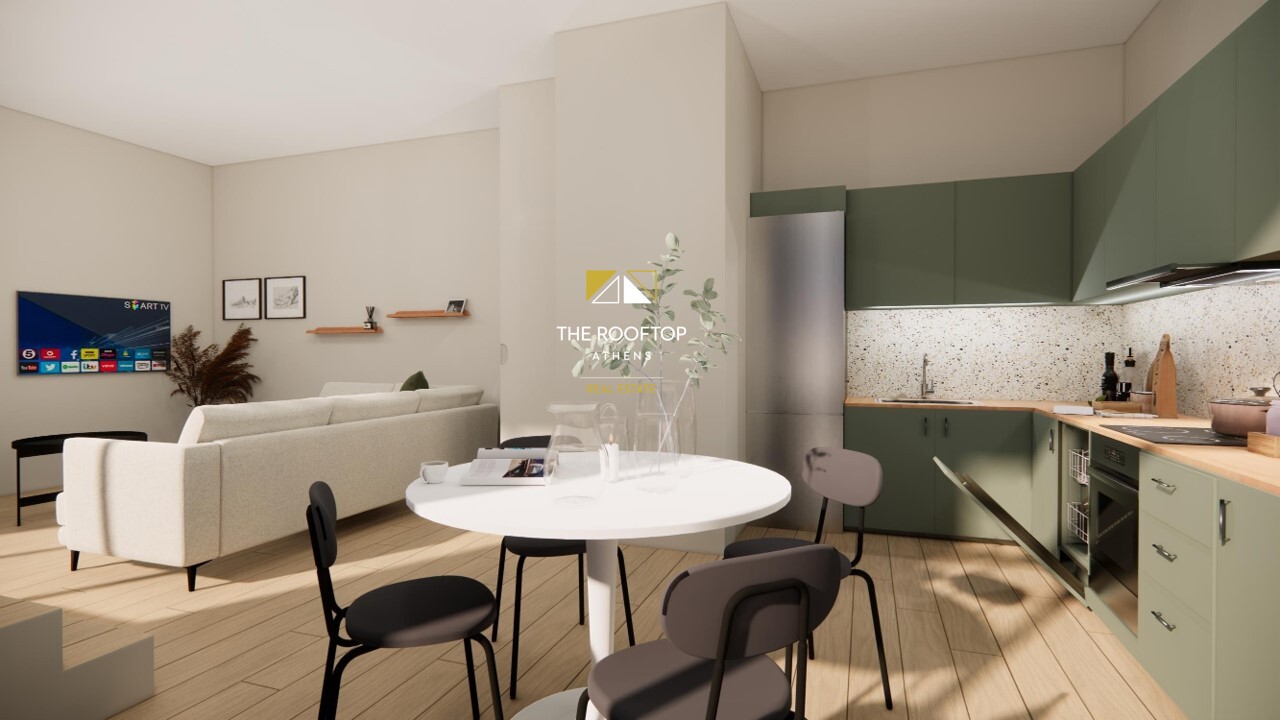 Kaisariani: GV Renovated ground floor apartment